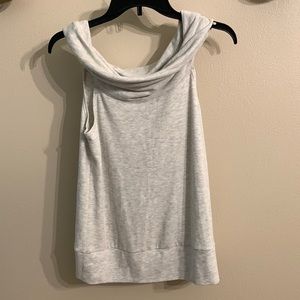 Cowl neck knit top